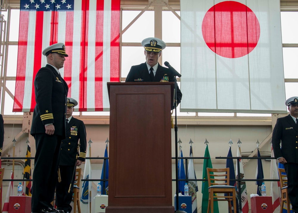 HSC 12 change of command on NAF Atsugi
