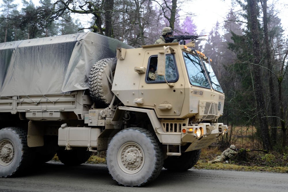 15th Engineer Battalion, convoy live-fire exercise