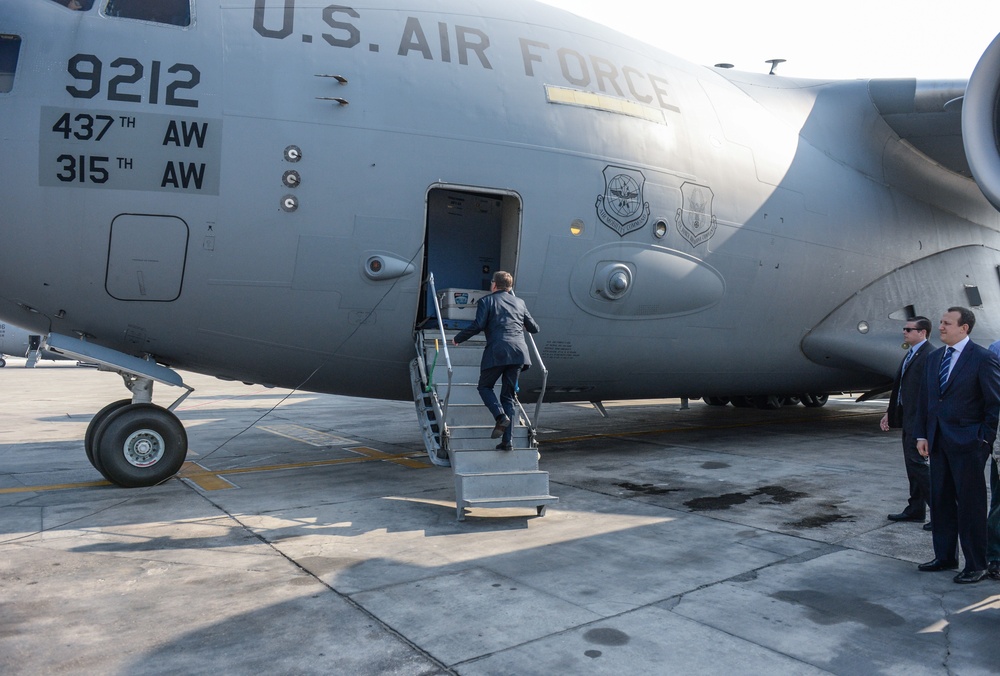 Secretary of defense visits Erbil