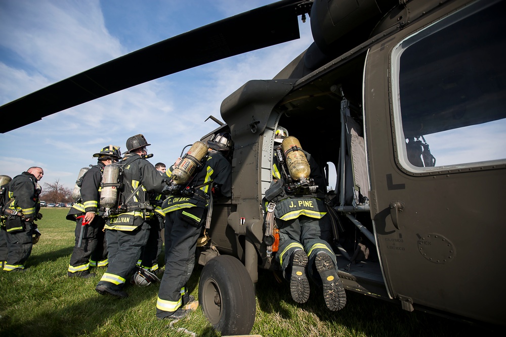 Joint base firefighters train to avert disaster