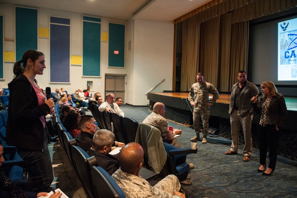 99th ABW commander hosts public charter school town hall