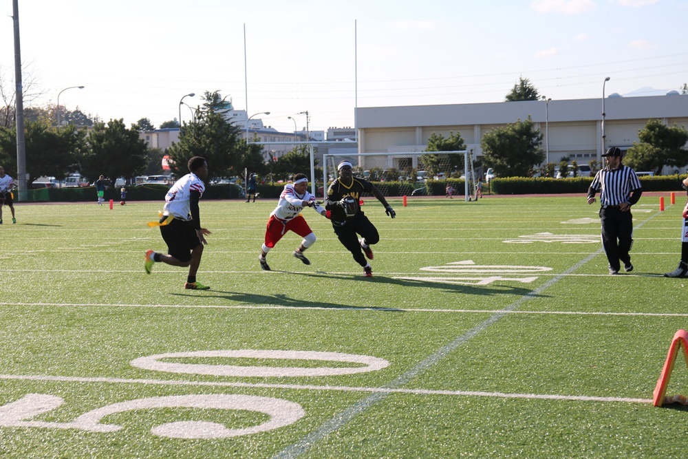 Army vs. Navy annual flag football game creates great camaraderie
