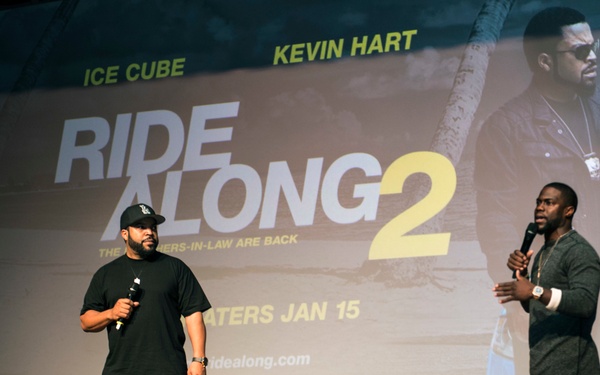 Ride Along 2 screeing for service members.