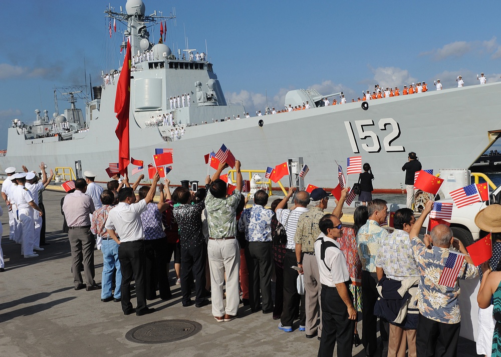 Chinese navy visit