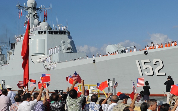 Chinese navy visit