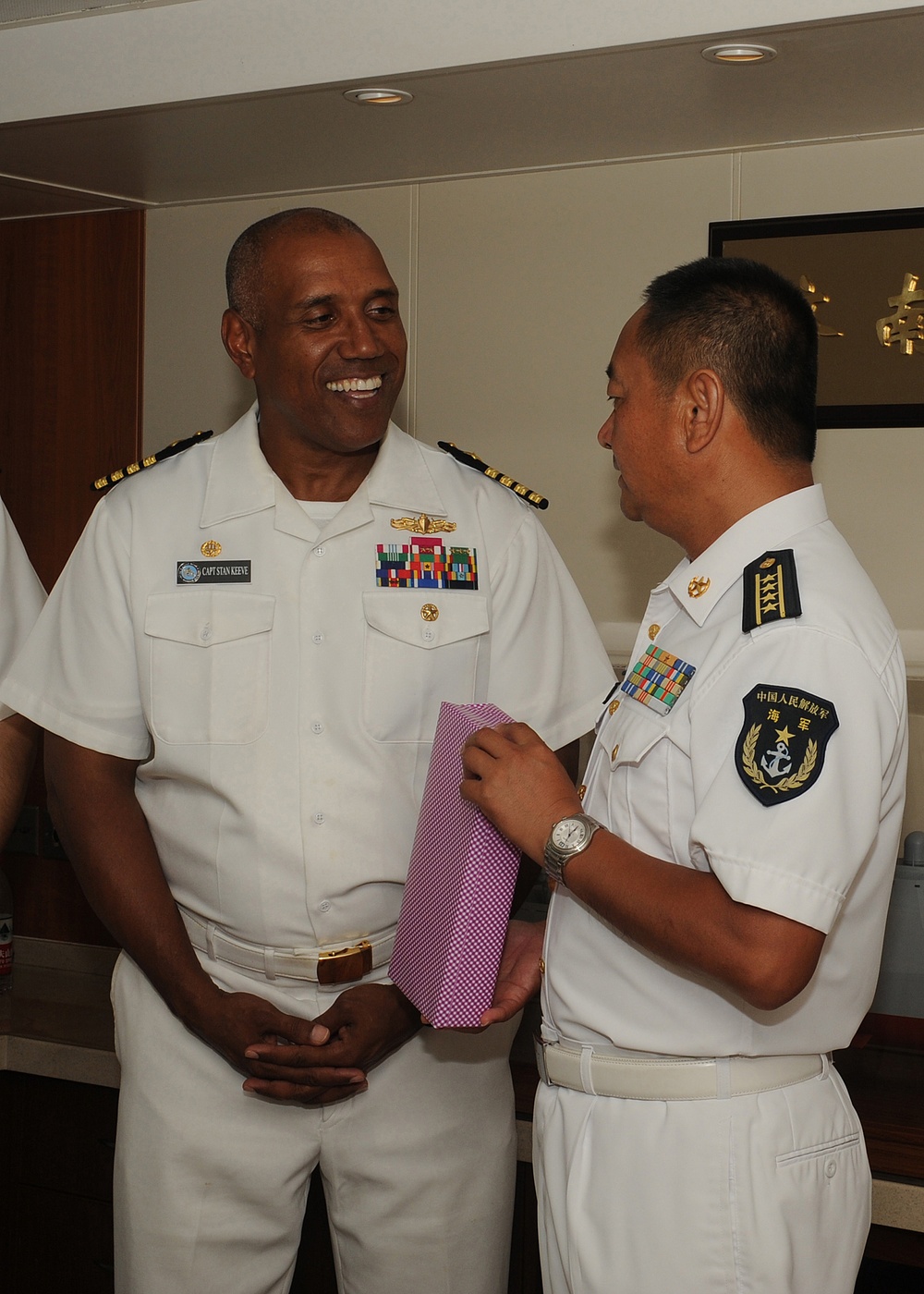 Chinese navy visit