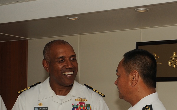 Chinese navy visit