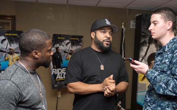 Ride Along 2 screeing for service members.