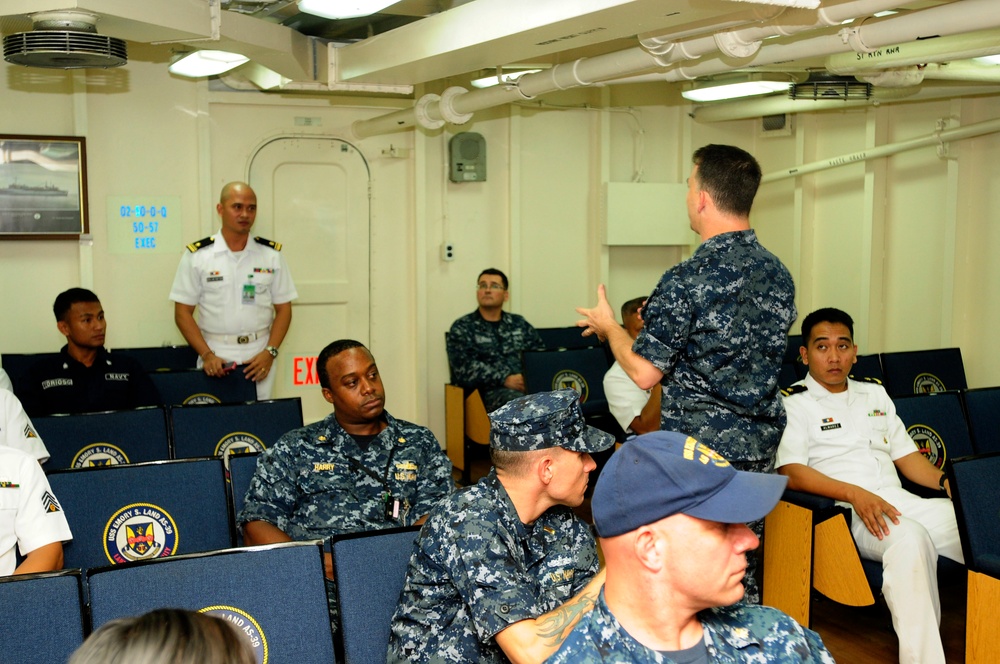 USS Emory S. Land operations