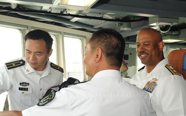 Chinese navy visit