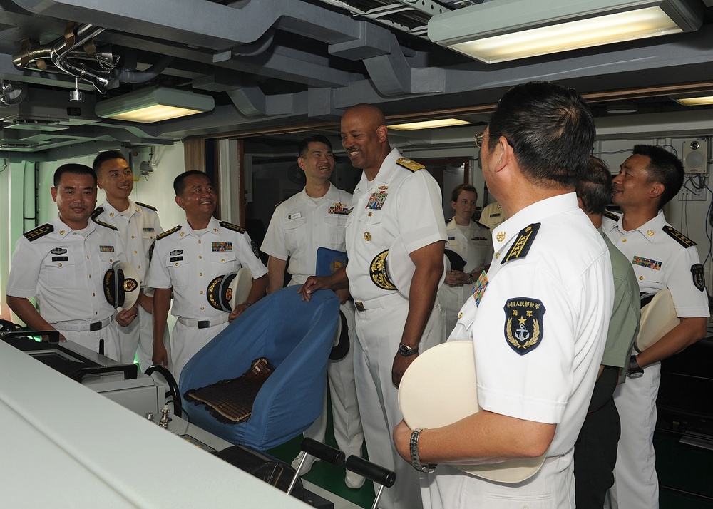 Chinese navy visit