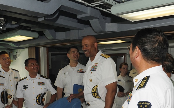 Chinese navy visit