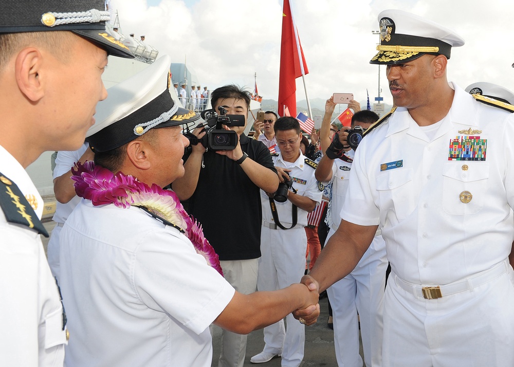 Chinese navy visit