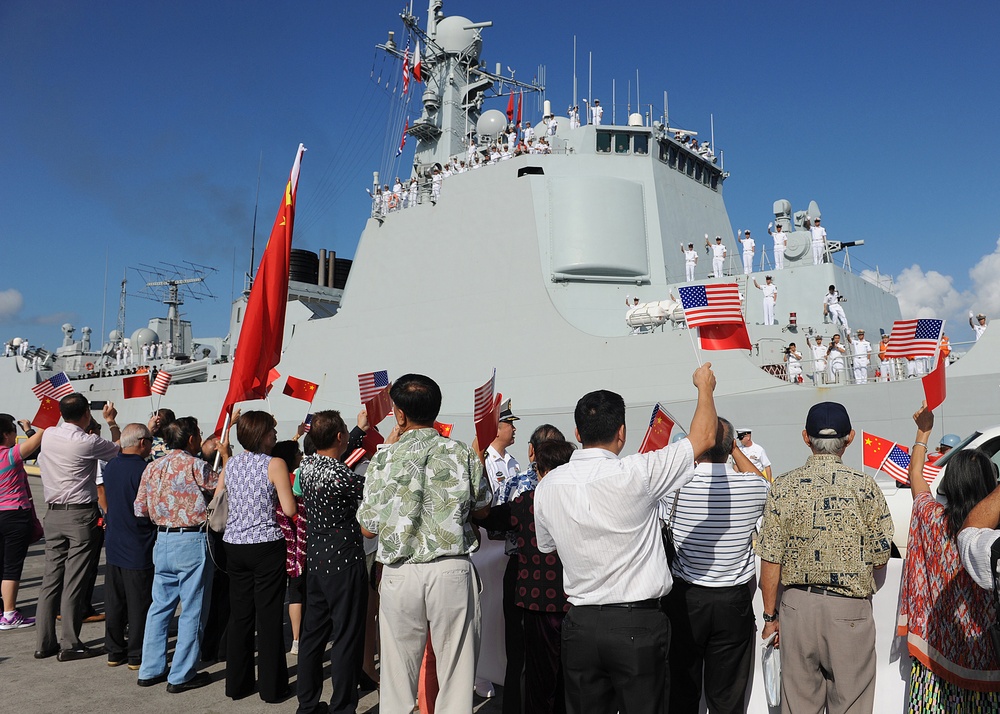 Chinese navy visit