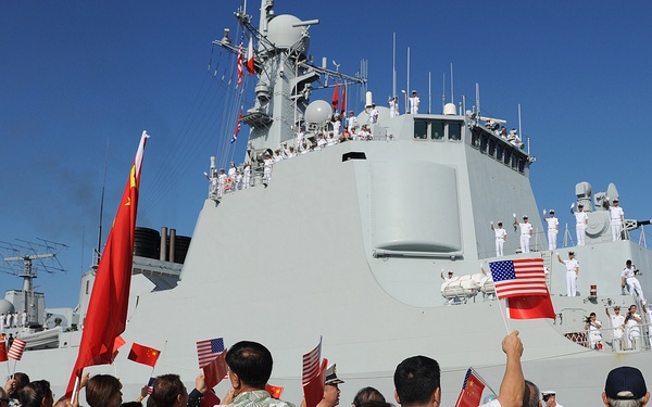 Chinese navy visit