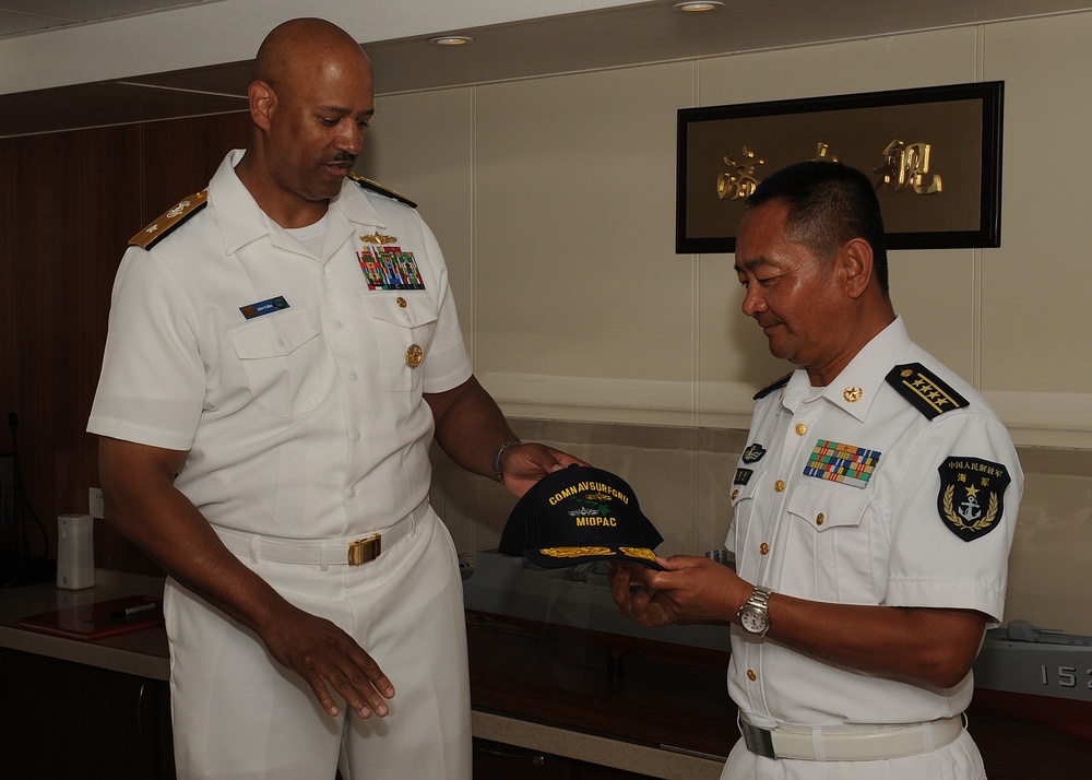 Chinese navy visit