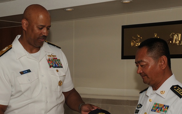 Chinese navy visit