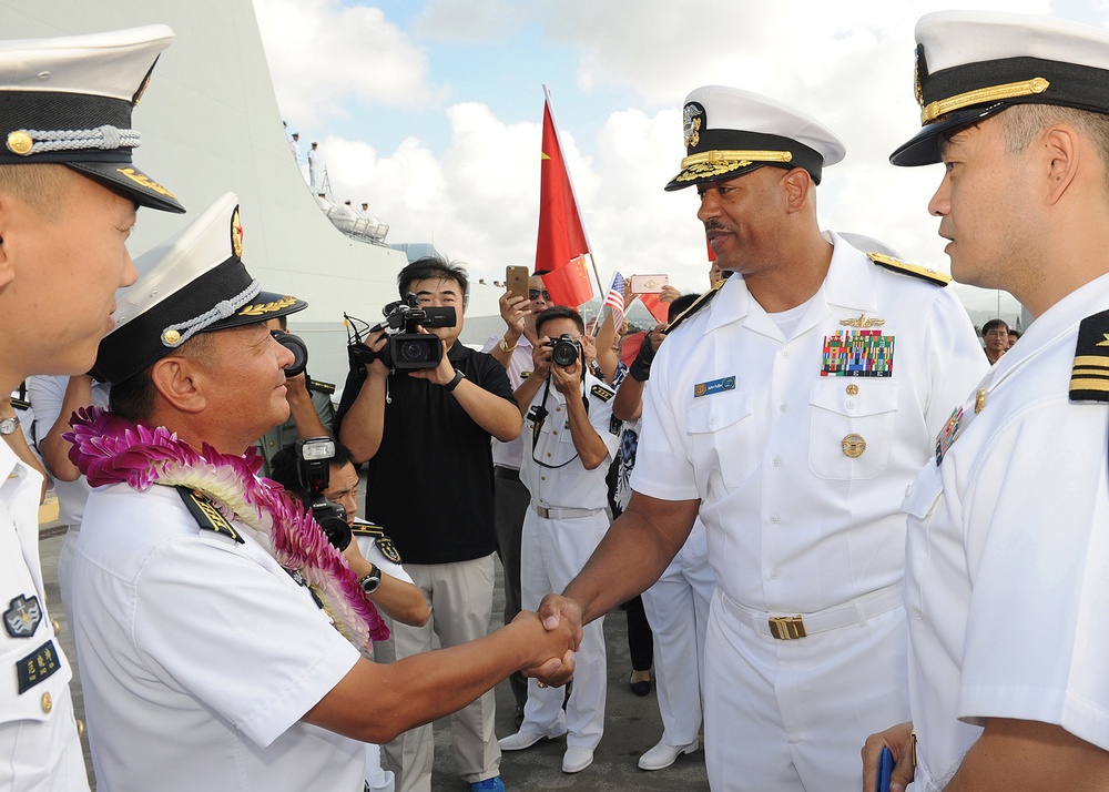 Chinese navy visit