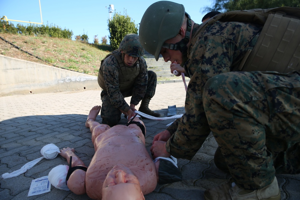 Marines train to save lives under stress