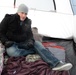 North Dakota Guardsman sleeps in freezing temperatures to draw attention to homeless veterans