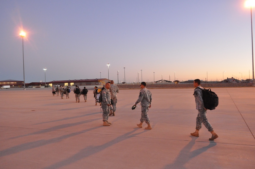Returning home