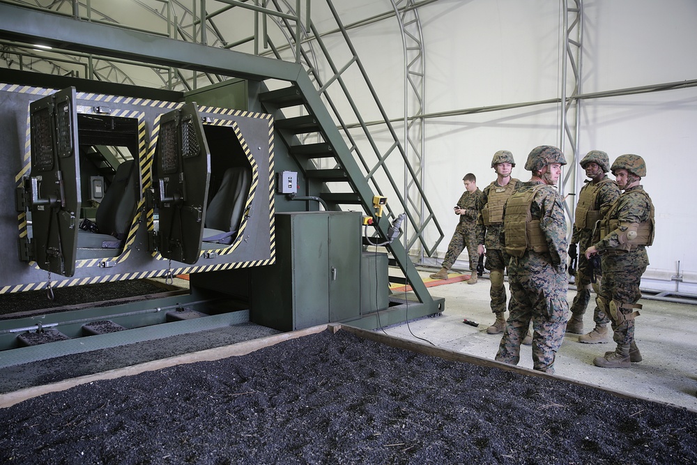 2nd Supply Battalion egresses simulated Humvee roll-over