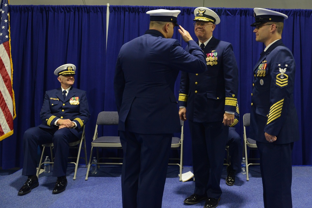 Coast Guard 13th District holds change-of-command ceremony