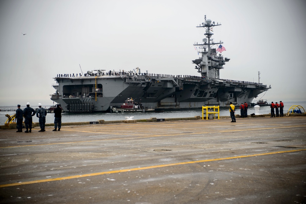 USS George Washington homecoming