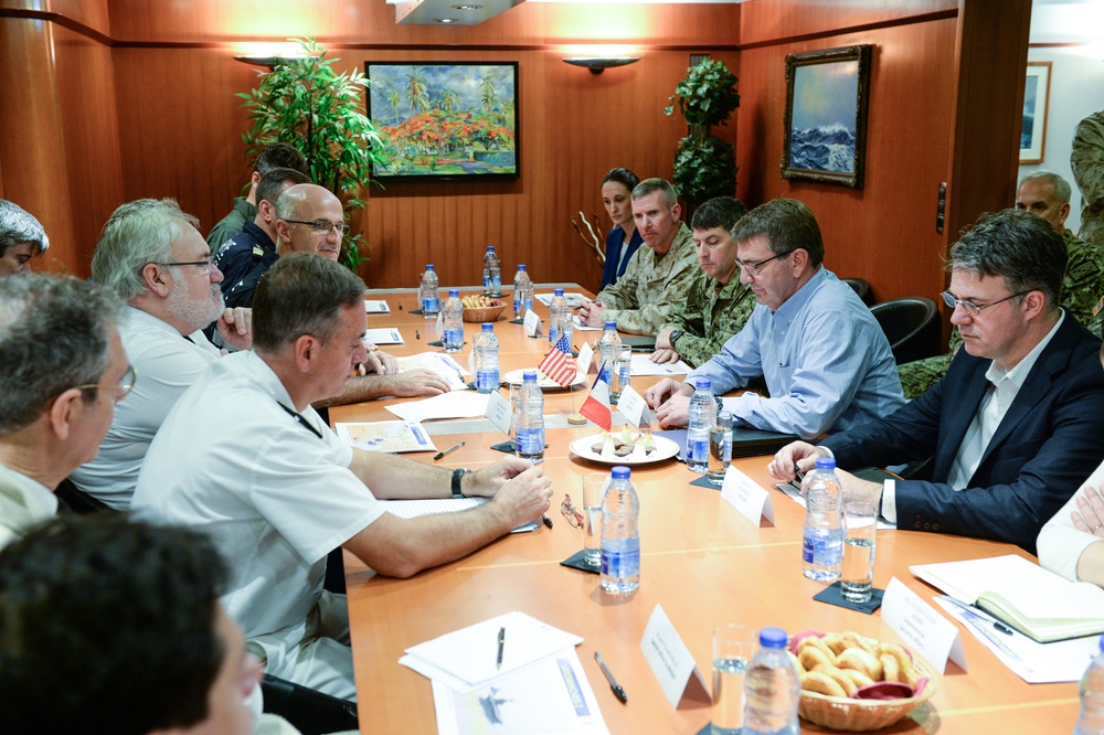 Secretary of defense met with French Deputy Minister of Defense Todeschini