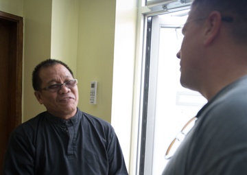 Crew members assigned to USCGC Washington (WPB-1331) participate in Operation Christmas Drop