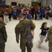 U.S. military members celebrate Christmas early with Romanian children