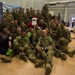 U.S. military members celebrate Christmas early with Romanian children