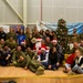 U.S. military members celebrate Christmas early with Romanian children