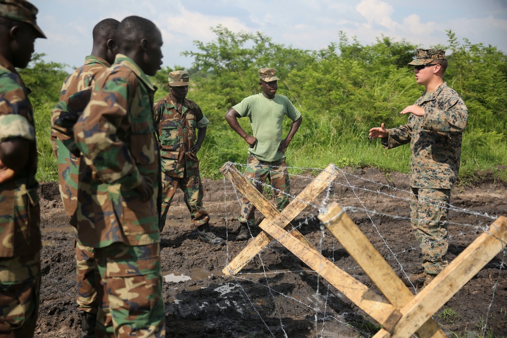 Standing proud: Ugandan soldiers complete U.S. Marine training