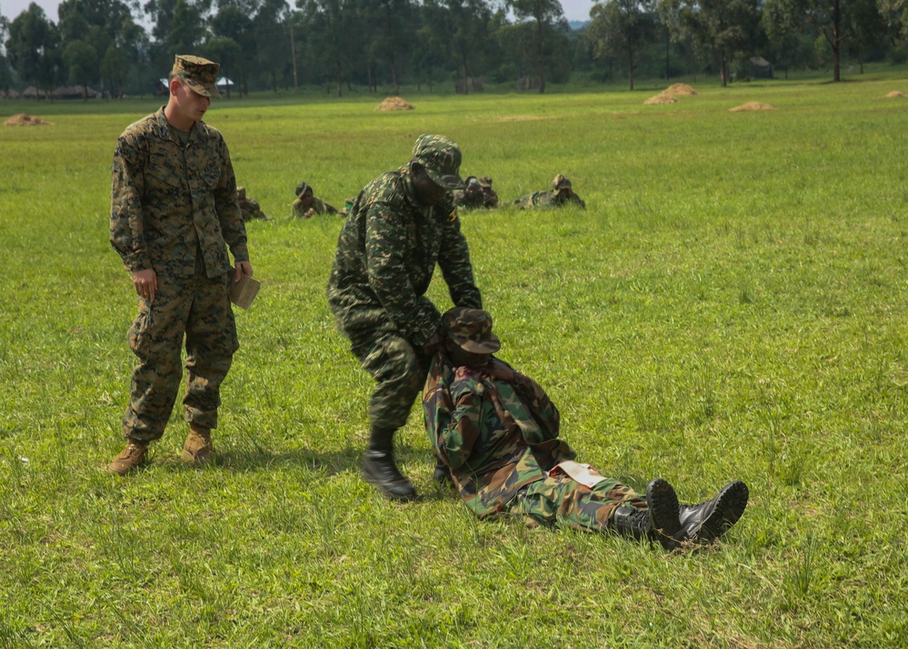 Standing proud: Ugandan soldiers complete U.S. Marine training