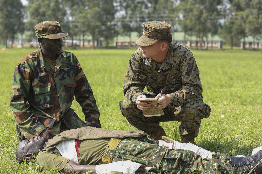 Standing proud: Ugandan soldiers complete U.S. Marine training