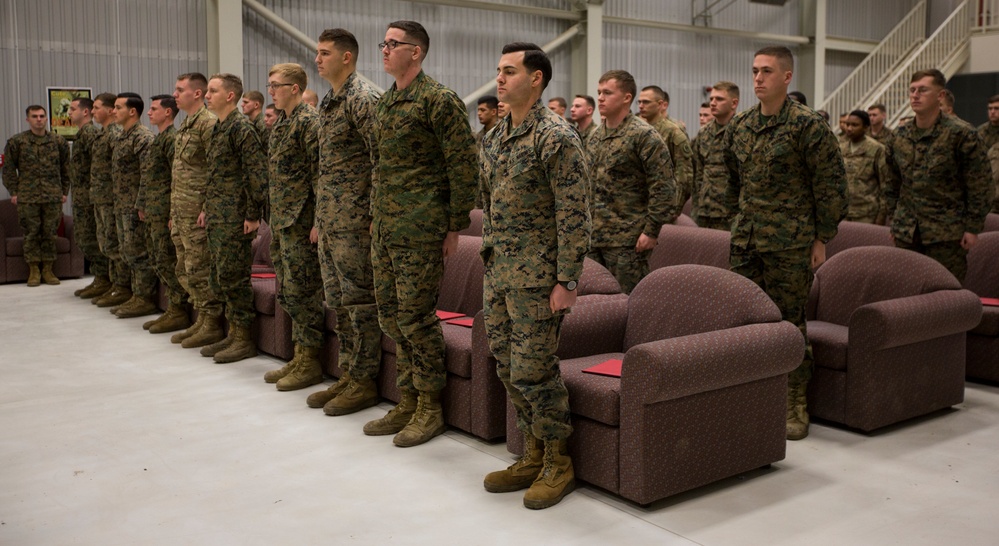 U.S. Marines, Sailors, and Soldiers graduate corporals course