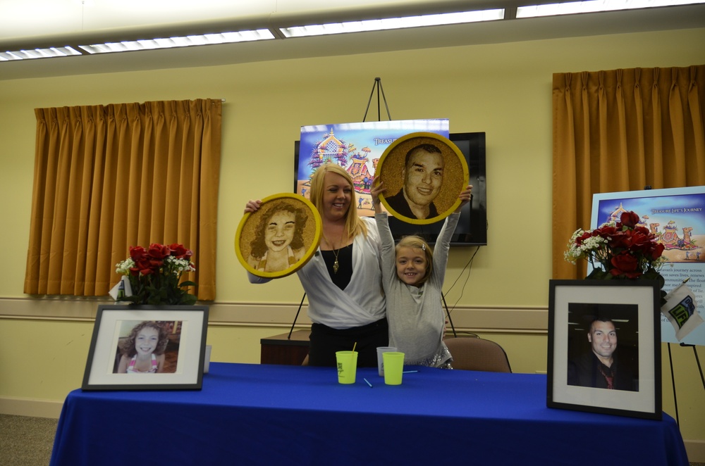Rebecca and Ava Irizarry memorialize family members