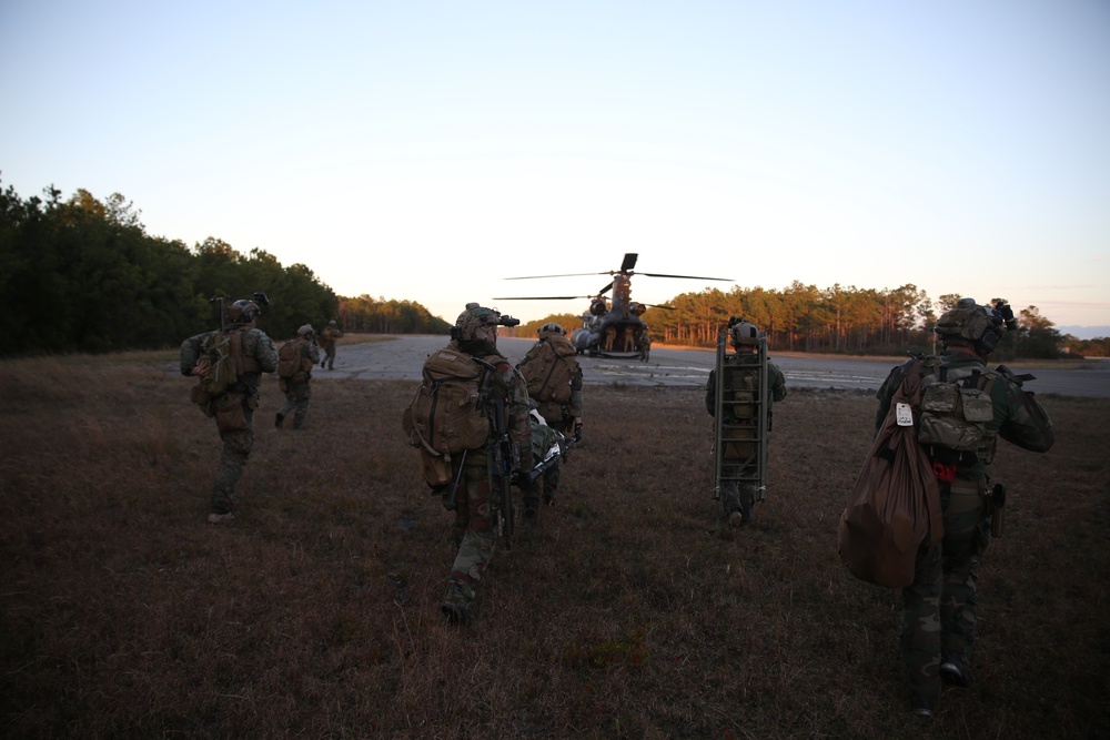 MARSOC Raiders hone skills at Atlantic Airfield