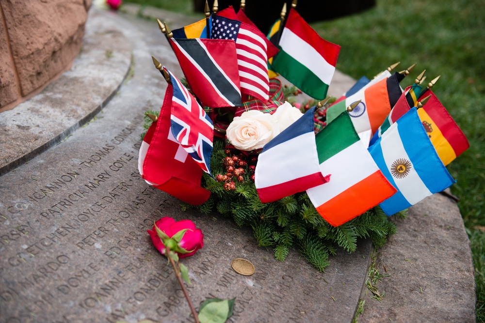 Pan Am Flight 103 memorial ceremony at Arlington National Cemetery