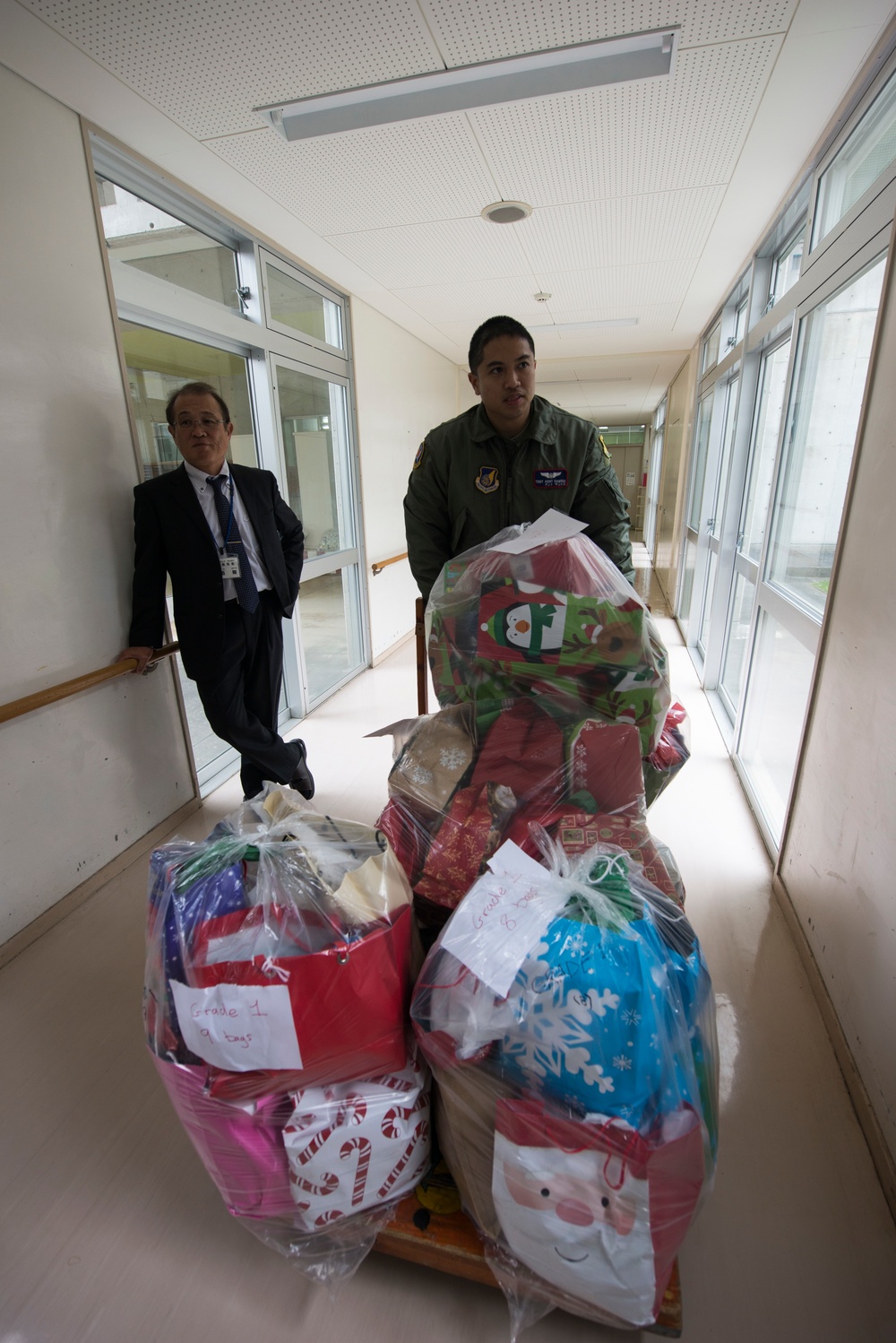 Chapel delivers Angel Tree donations to Okinawan schools