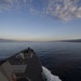 USS Carney transits through the Strait of Messina