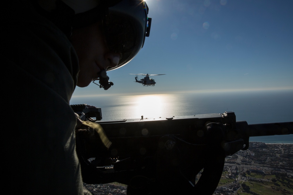 Students take the wheel: HMLAT-303 Marines train pilots, crew chiefs