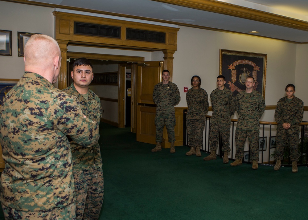 Sgt Diego Zarate Reenlistment Ceremony