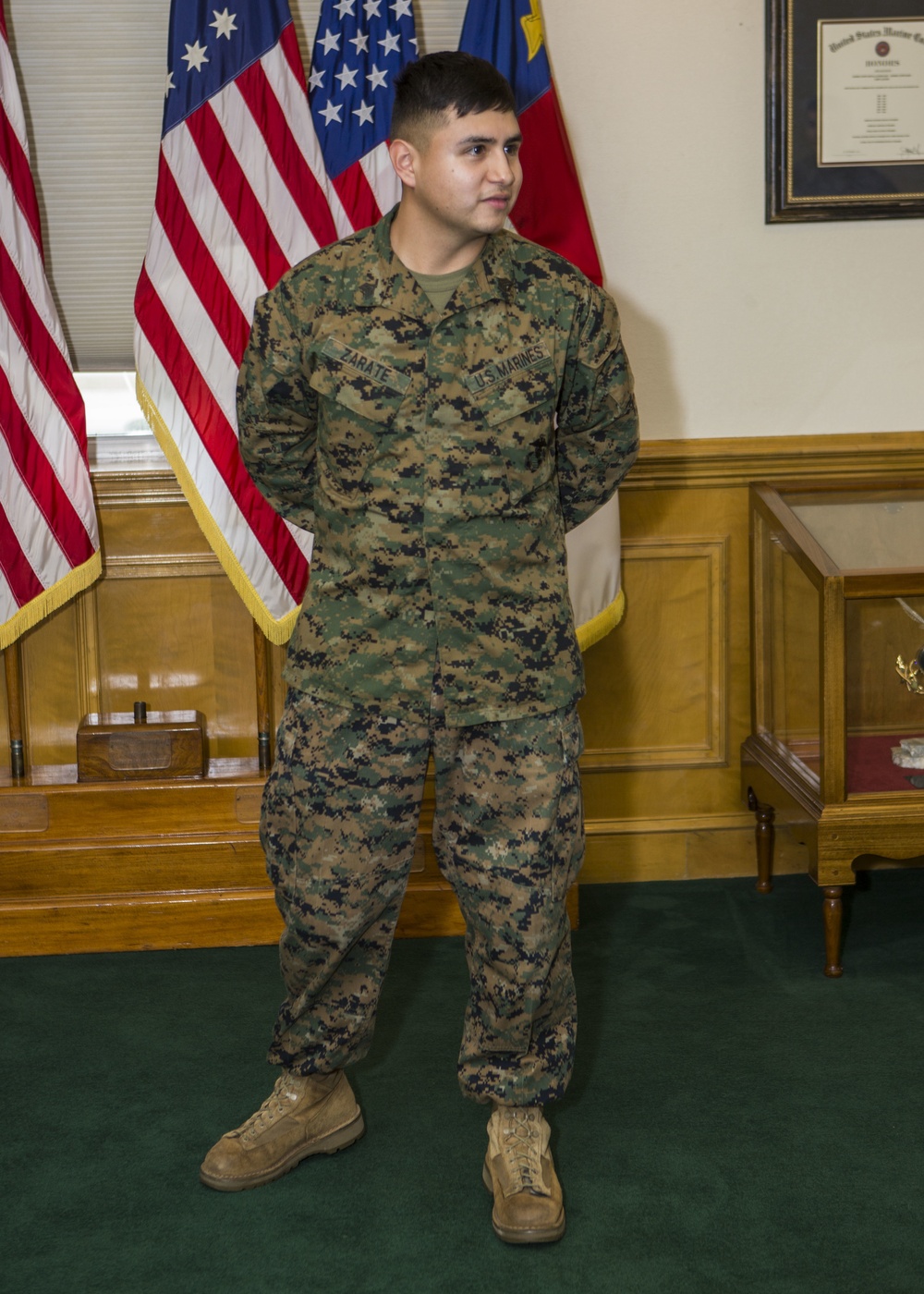 Sgt Diego Zarate Reenlistment Ceremony