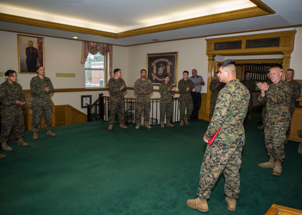 Sgt Diego Zarate Reenlistment Ceremony