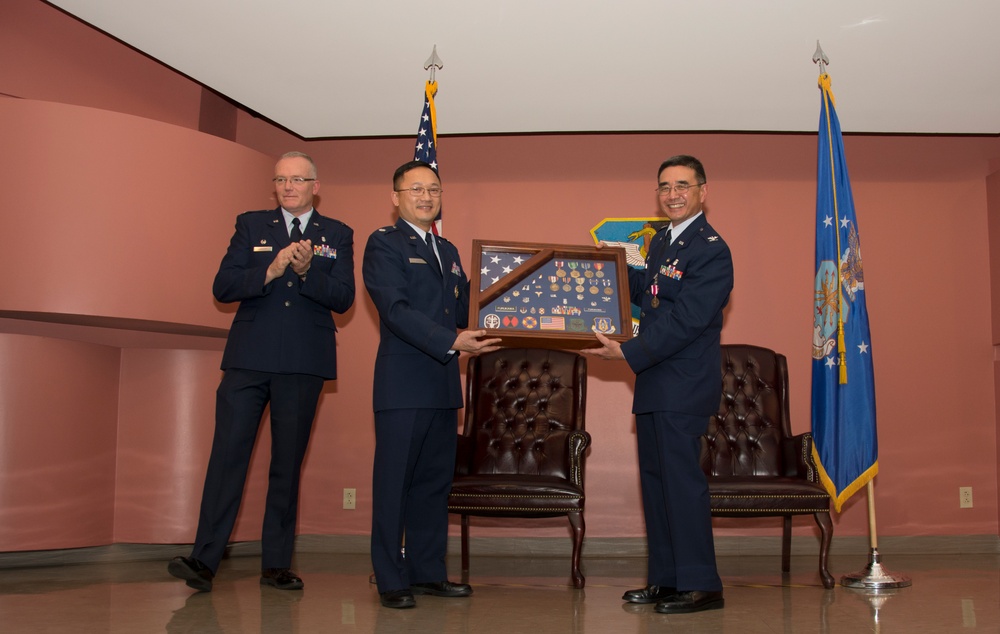 349th Aerospace Medicine Squadron commander retires