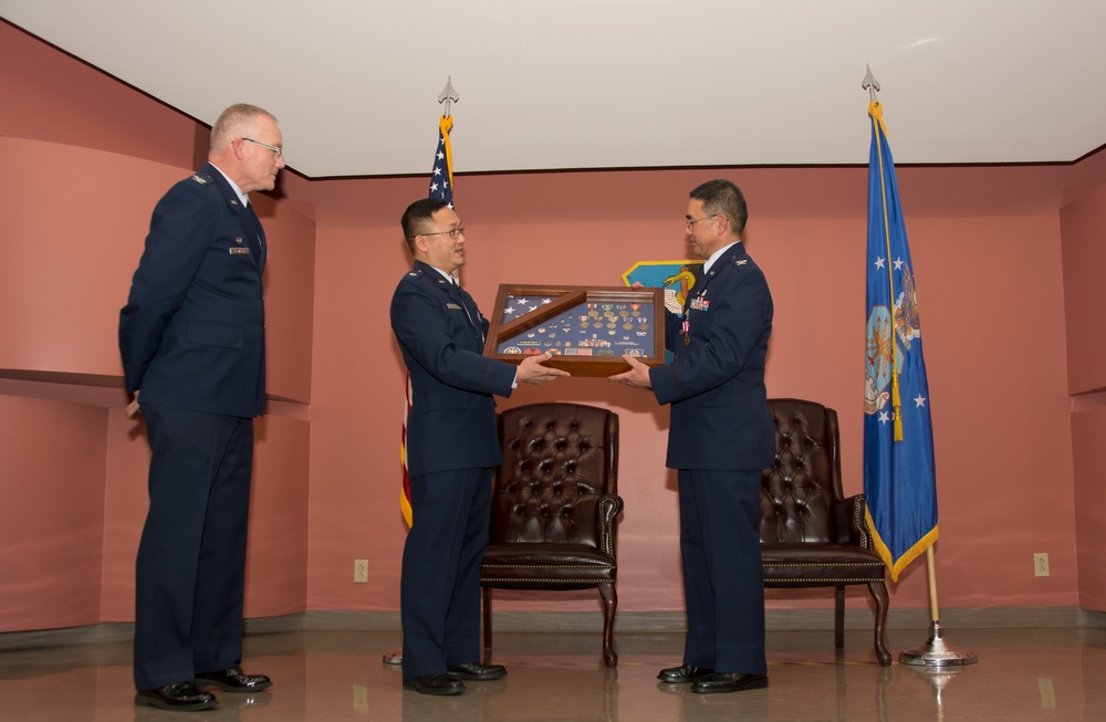 349th Aerospace Medicine Squadron commander retires