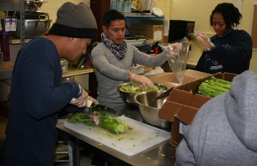 Naval Hospital Bremerton Sailors help provide for those in need