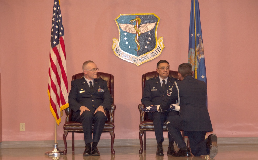 349th Aerospace Medicine Squadron commander retires